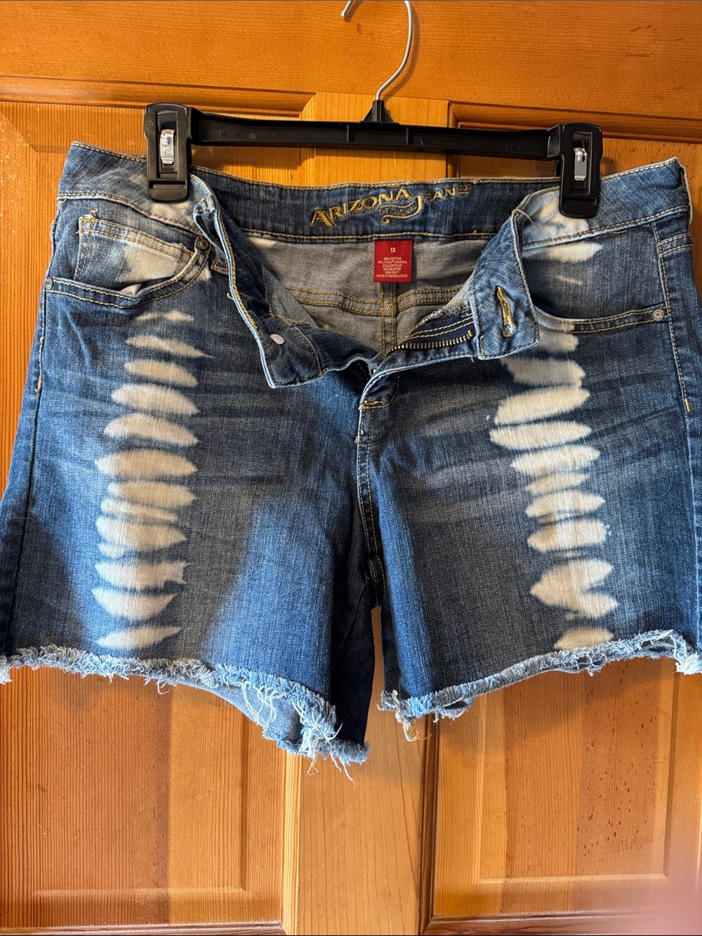 Women's Arizona Blue Distressed Denim Cutoff Shorts